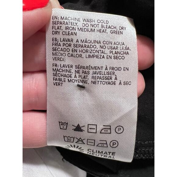 Reformation High Waist Wide Leg Pleated Trouser Pants Black Sz 10 Timeless Work - Picture 5 of 10